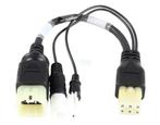 Jaltest (JDC641M) | Kawasaki 6+6-pins OBD Voedingskabel | Wa, Verzenden, Nieuw