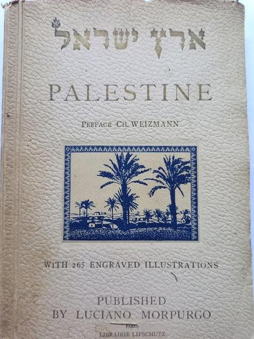 Luciano Morpurgo/Chaim Weizmann/Edgar S. Wallace - Palestine, Antiek en Kunst, Antiek | Boeken en Bijbels