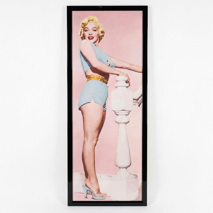 Marilyn Monroe - Deurposter 1991 in Lijst 73 x 192 cm, Verzamelen, Film en Tv, Ophalen
