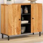 vidaXL Bijzetkast 90x33x75 cm massief acaciahout, Huis en Inrichting, Kasten | Buffetkasten, Verzenden, Nieuw, 50 tot 100 cm, Minder dan 100 cm