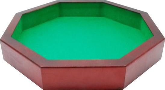 Dobbelbak 8-hoek Hout - 38cm | HOT Games - Spelonderdelen, Hobby en Vrije tijd, Gezelschapsspellen | Bordspellen, Nieuw, Verzenden