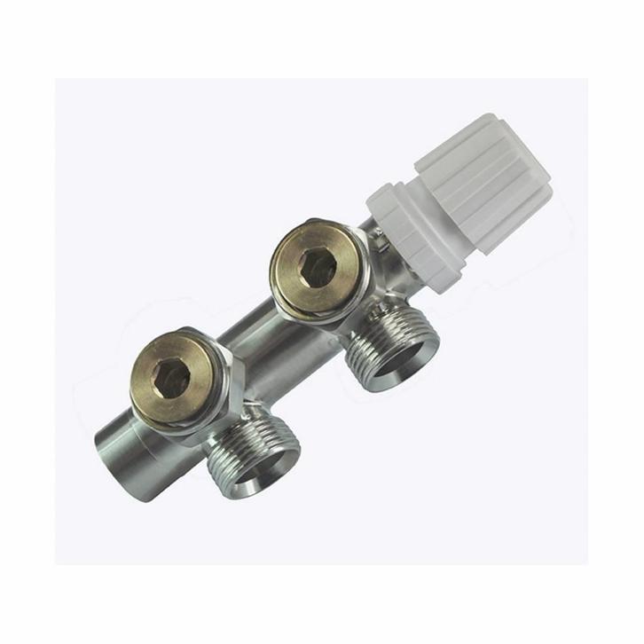 Onderblok Radiatoraansluitset Haaks Links Aansluiting, Doe-het-zelf en Verbouw, Verwarming en Radiatoren, Ophalen of Verzenden