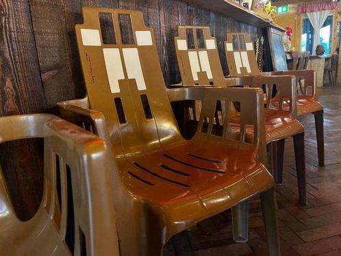 Pierre Paulin, Henry Massonnet - Stoel (4) - Plastic, Antiek en Kunst, Antiek | Meubels | Stoelen en Banken