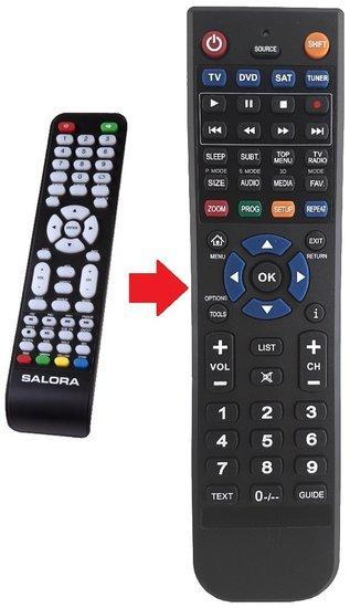 Alternatieve Salora P84AT5016CX508020H afstandsbediening, Audio, Tv en Foto, Afstandsbedieningen, Verzenden