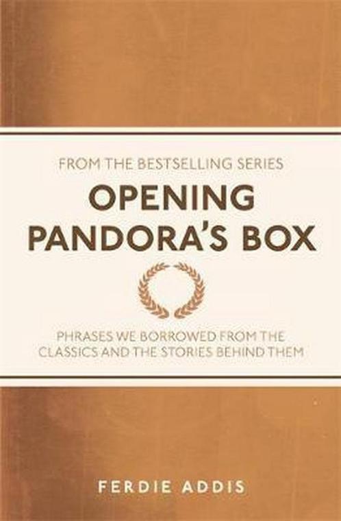 Opening Pandoras Box 9781782430230 Ferdie Addis, Boeken, Overige Boeken, Gelezen, Verzenden