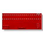 Gereedschapsbord rood 150 x 61 cm inclusief magnetische, Nieuw, Ophalen of Verzenden