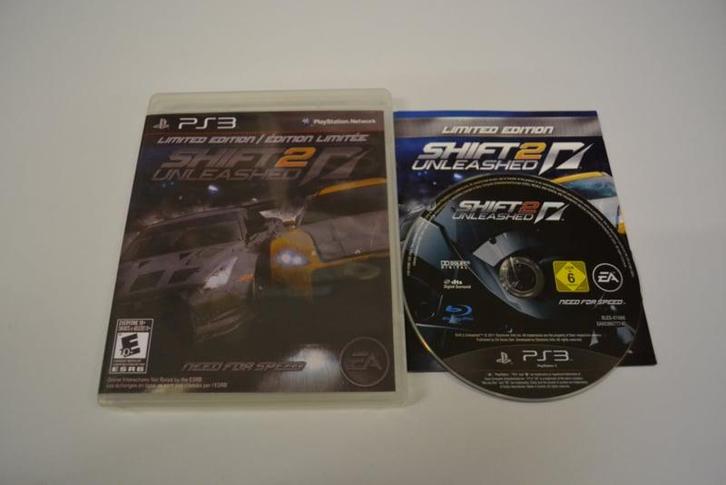 Shift 2 Unleashed Limited Edition, Spelcomputers en Games, Games | Sony PlayStation 3, Zo goed als nieuw, Verzenden