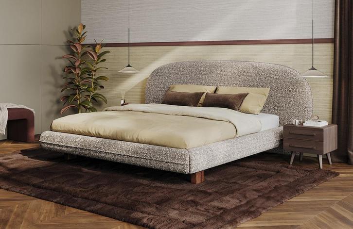 Gestoffeerd Bedframe Night Antwerp | Swiss Sense, Huis en Inrichting, Slaapkamer | Bedden, Nieuw, Verzenden