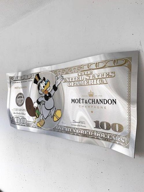 Suketchi - Scrooge McDuck Moët & Chandon Crumple, Antiek en Kunst, Kunst | Schilderijen | Modern