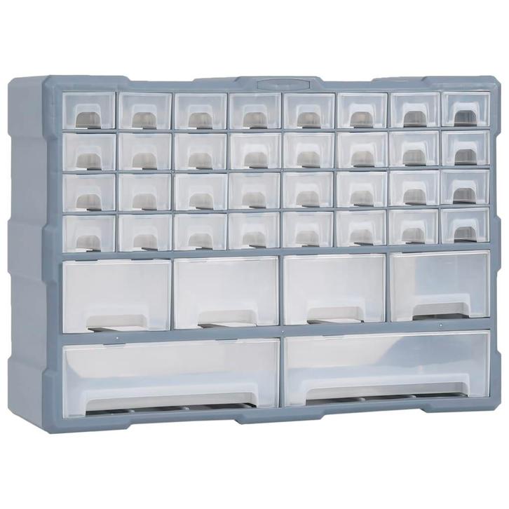 vidaXL Organiser met 38 lades 52x16x37,5 cm, Doe-het-zelf en Verbouw, Gereedschapskisten, Nieuw, Verzenden
