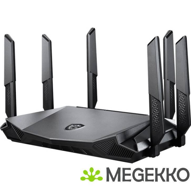 MSI RadiX AX6600 WiFi 6 Tri-band Gaming Router, Computers en Software, Routers en Modems, Nieuw, Verzenden