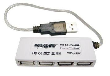 Rock Band USB Hub met 4 Poorten (PS2, PS3, Xbox 360 en Wii)
