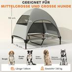 TRUUSK Hondenligbed Outdoor Met Dak, Verhoogd Hondenbed Voor, Verzenden, Nieuw