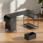 Bureau - Computertafel - Computerbureau - 140x78 cm - Zwart, Huis en Inrichting, Verzenden, Zo goed als nieuw