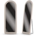 Passpiegel - Teddy Spiegel - 160x60cm - Light Cream, Huis en Inrichting, Woonaccessoires | Spiegels, Nieuw