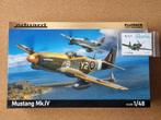 Eduard 82104 Mustang Mk.IV 1:48 ProfiPACK + Quinta 3D decals, Hobby en Vrije tijd, Modelbouw | Vliegtuigen en Helikopters, Verzenden