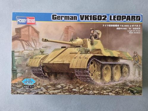 HobbyBoss 82460 VK1602 Leopard (WO2 prototype) 1:35 + metal, Hobby en Vrije tijd, Modelbouw | Auto's en Voertuigen, Verzenden