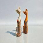 sculptuur, Chat - 98 cm - Hout - 1990