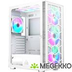 Montech X3 Glass Midi-Tower RGB Tempered Glass Wit, Computers en Software, Computerbehuizingen, Verzenden, Nieuw