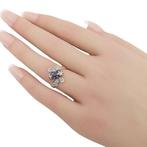 Ring - 18 karaat Roségoud, Zilver - 0.84ct. tw. Saffier -, Nieuw