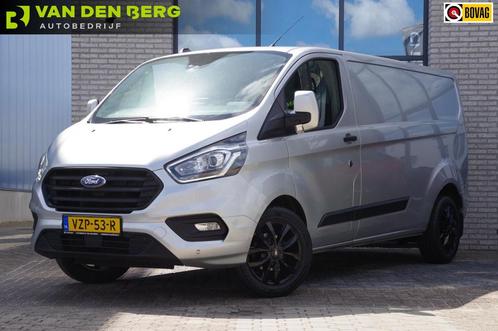 Ford Transit Custom 300 2.0 TDCI L2 130PK, CAMERA, CRUISE, A, Auto's, Bestelauto's, Onderhoudsboekje, Lease, Grijs, Handgeschakeld
