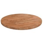 vidaXL Tafelblad rond Ø30x1,5 cm bewerkt massief eikenhout, Huis en Inrichting, Verzenden, Nieuw