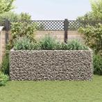 vidaXL Gabion plantenbak verhoogd 270x90x100 cm staal, 100 cm of meer, Verzenden, Nieuw, Metaal