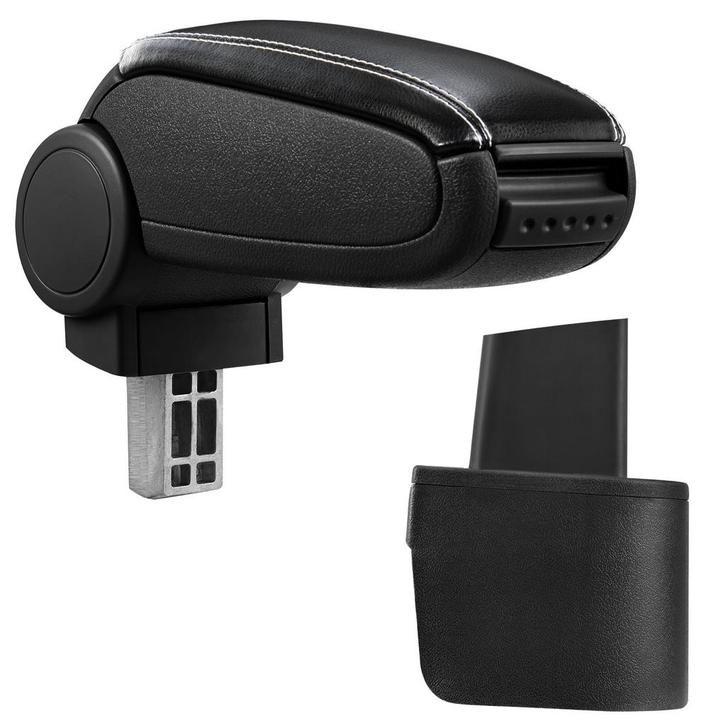 Armsteun Nissan Micra K12 2003-2010 zwart met wit stiksel, Auto diversen, Auto-accessoires, Verzenden