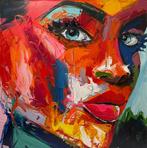 Loïc Tuhal (1962) - Red Desire _ grand format 100x100cm