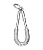 Zilveren Krachtveer ketting hanger, Verzenden, Nieuw