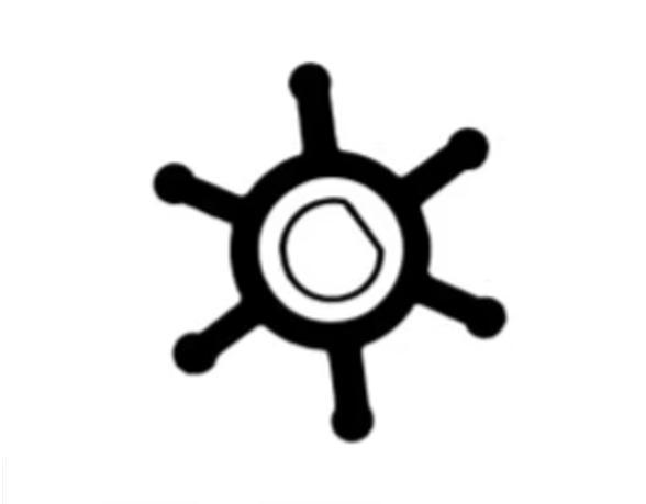 Impeller Neoprene Ancor, Watersport en Boten, Bootonderdelen, Motor en Techniek, Nieuw, Zeilboot of Motorboot, Ophalen of Verzenden