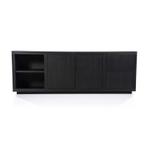 Dressoir Helsinki - 200cm - Zwart - 95722 - dressoirs, Nieuw, Overige materialen