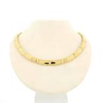 18 Krt. Massief gouden dames collier | 42 cm (ketting), Ophalen of Verzenden, Gebruikt, Overige kleuren, Goud