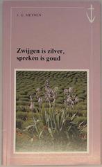 Zwijgen is zilver anker 9789033811784 J.G. Meynen, Gelezen, J.G. Meynen, Verzenden