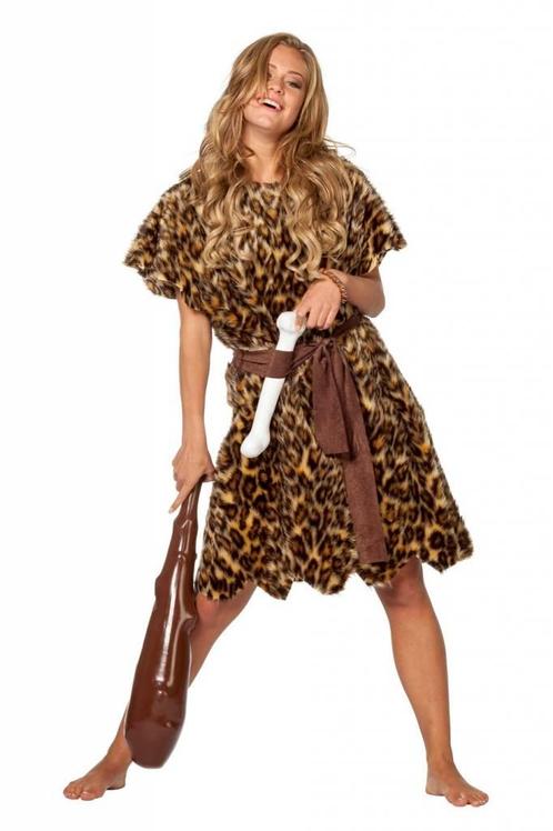 Holbewoonster verkleedkleding vrouw, Kleding | Dames, Carnavalskleding en Feestkleding, Nieuw, Ophalen of Verzenden