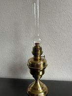 Olielamp - Messing, Glas, Antiek en Kunst