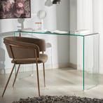 Kave Home Glazen Sidetable Burano, 125 x 40 cm, Huis en Inrichting, Nieuw, Glas, Verzenden