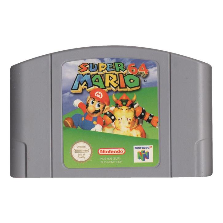 N64 Super Mario 64 (Losse cassette), Spelcomputers en Games, Spelcomputers | Nintendo 64, Zo goed als nieuw, Verzenden