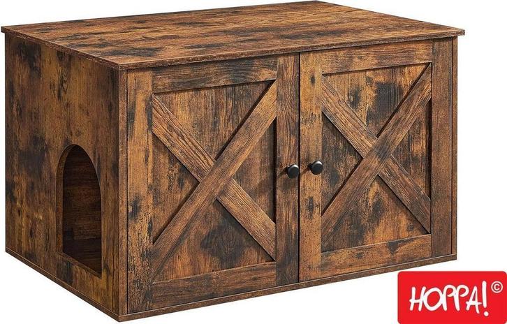 Hoppa! PCL002X02 kattenhuis van €79 voor €43, Dieren en Toebehoren, Overige Dieren-accessoires, Nieuw, Ophalen of Verzenden