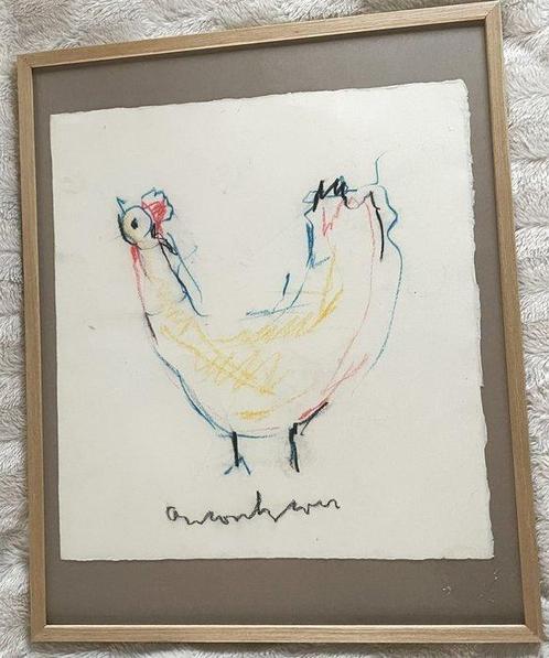 Anton Heyboer (1924-2005) - Kip, Antiek en Kunst, Kunst | Schilderijen | Modern