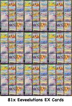 Pokémon - 81 Bulk kaarten - Eevee, Vaporeon, Jolteon,, Nieuw