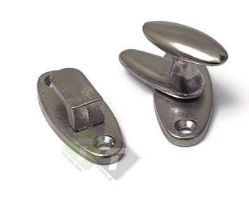 Tramklink - Raambeslag - Tram Klink - Verchroomd, Doe-het-zelf en Verbouw, Hang- en Sluitwerk, Overige typen, Nieuw, Chroom, Ophalen of Verzenden