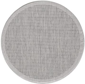 Rond Buitenkleed | Giza | Grijs | 200x200 cm beschikbaar voor biedingen