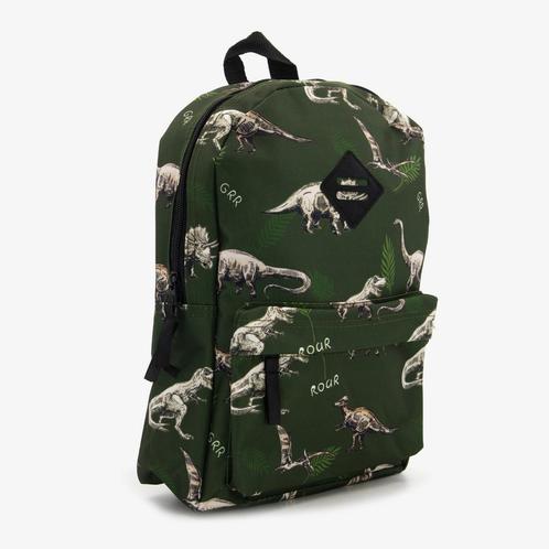 Kinder rugzak met dino print groen 9 liter, Sieraden, Tassen en Uiterlijk, Tassen | Rugtassen, Nieuw, Verzenden