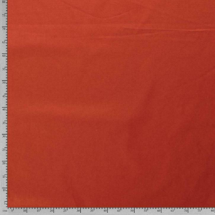 Canvas stof baksteenoranje - Katoenen stof, Hobby en Vrije tijd, Stoffen en Lappen, 120 cm of meer, 200 cm of meer, Oranje, Nieuw