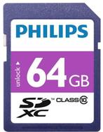 Philips | SDXC | 64 GB | Class 10, Verzenden, Nieuw