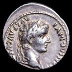Romeinse Rijk. Tiberius (14-37 n.Chr.). Denarius Lugdunum -