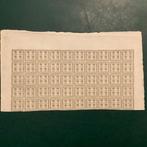 Brunswick 1857 - Wapenschild in half vel met velranden -, Gestempeld