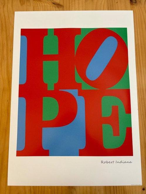 Robert Indiana - HOPE!, Antiek en Kunst, Kunst | Tekeningen en Foto's