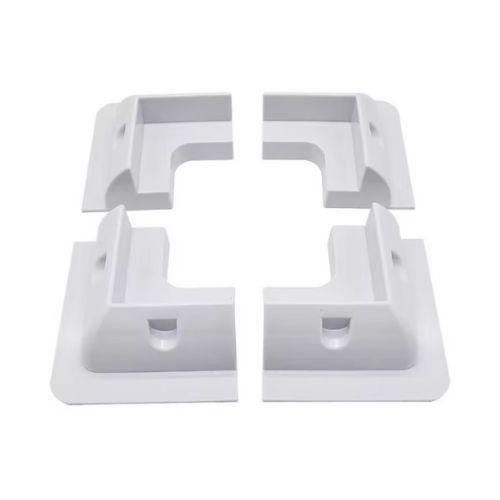 Montagebeugel zonnepaneel hoekprofiel 4stuks (wit/zwart) - w, Caravans en Kamperen, Overige Caravans en Kamperen, Nieuw, Ophalen of Verzenden